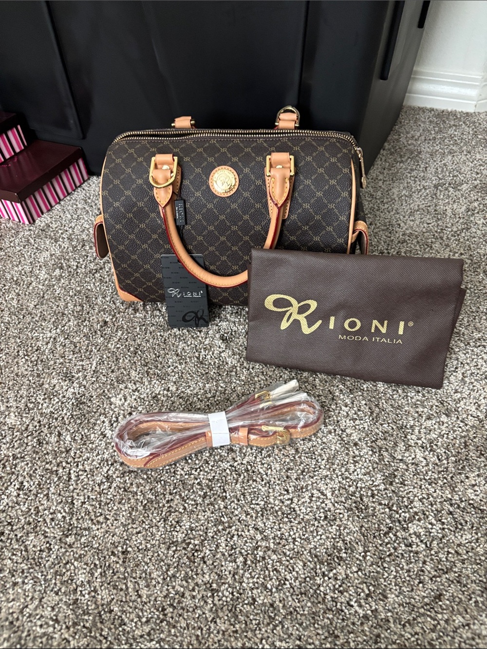 RIoni small Boston satchel